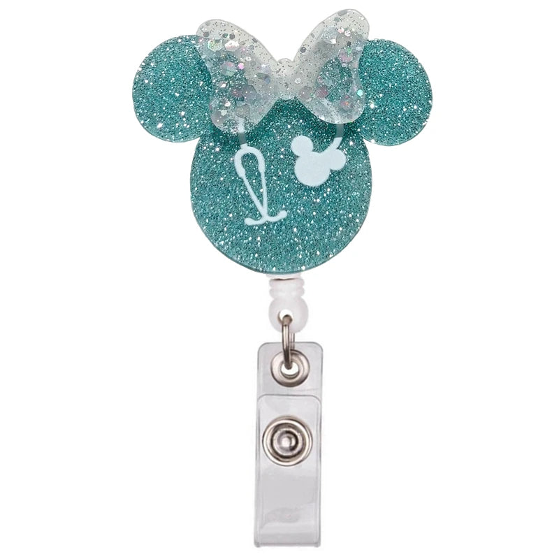 Cartoon PVC Nurse Badge Reel