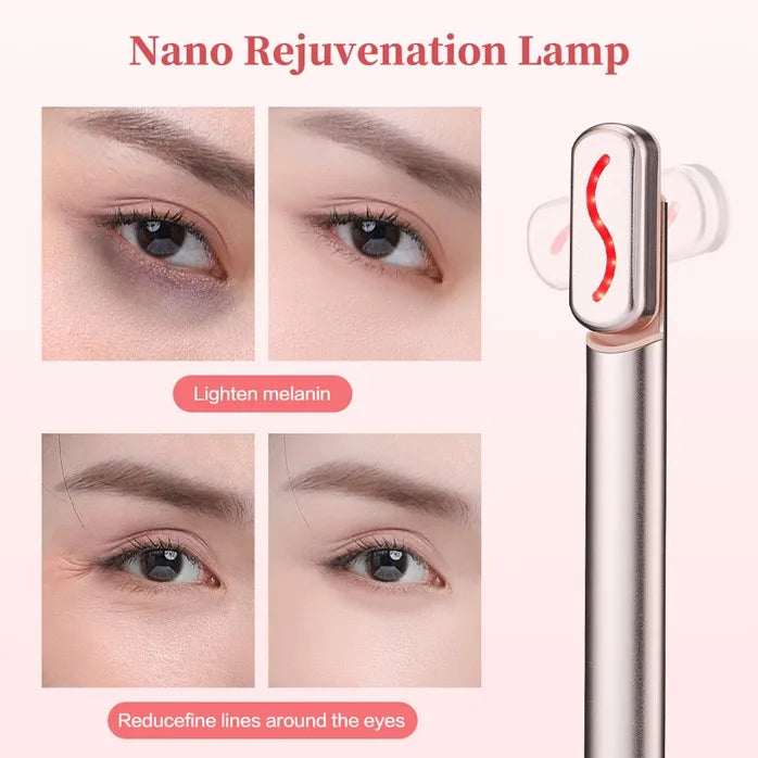 Beauty Wand with Red-Light Therapy & LED Facial Massager