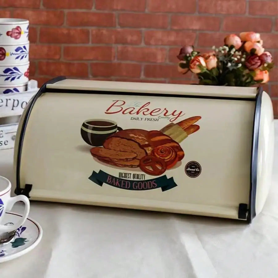 Large Capacity Stainless Steel Bread Storage Box