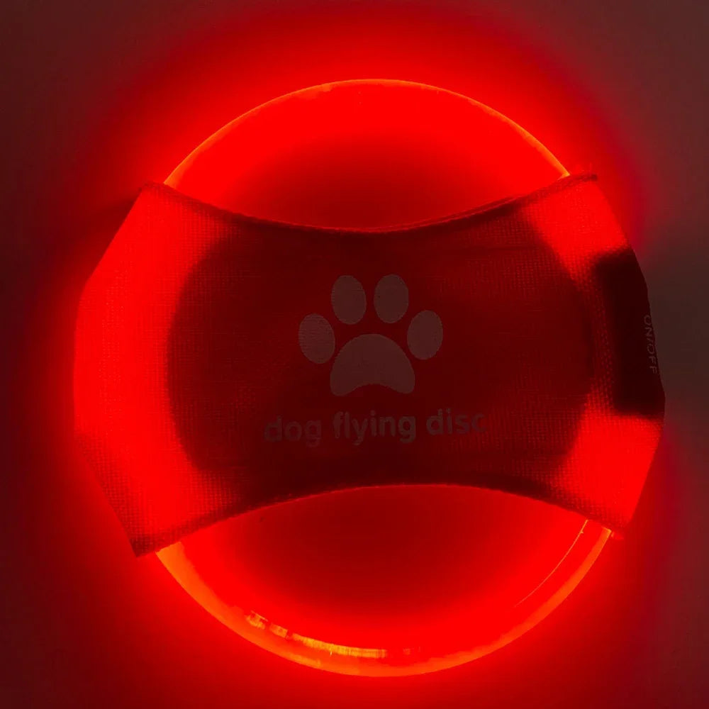 LED Dog Flying Disc Toy