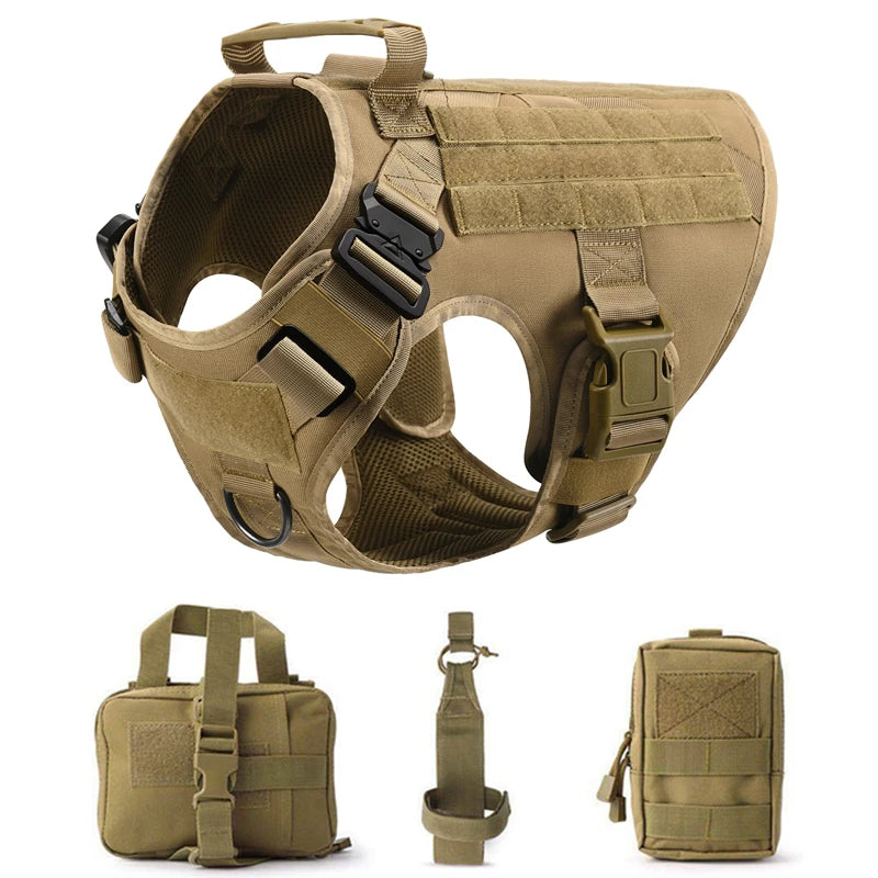 K9 Tactical Dog Harness Set
