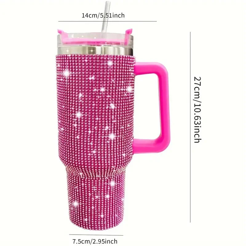 Sparkling Studded 40oz Insulated Tumbler