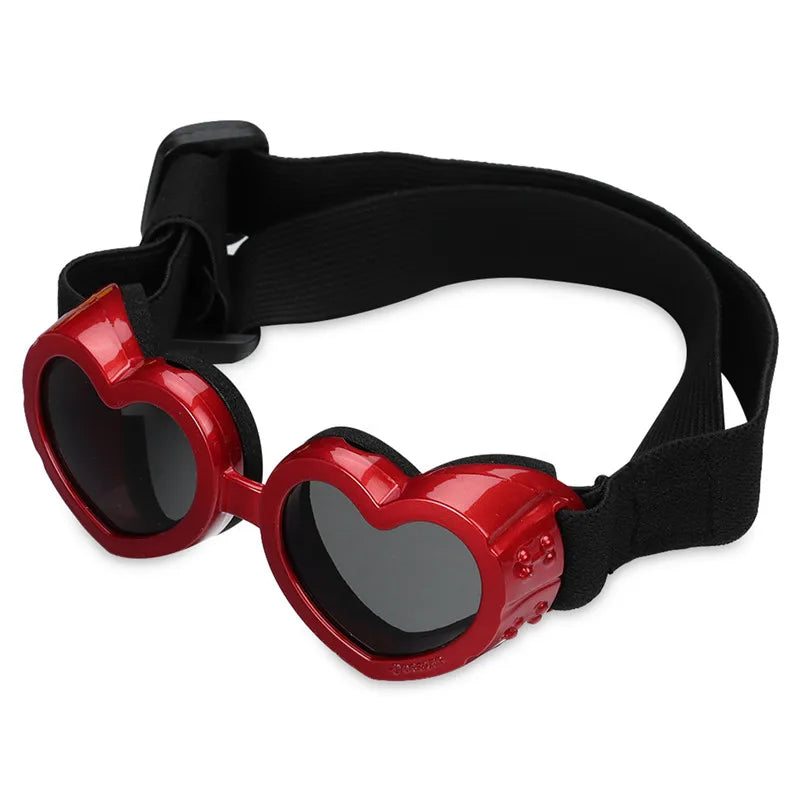 Heart-Shaped Dog Goggles | UV Protection