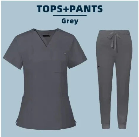Medical Work Uniform Set for Doctors and Nurses