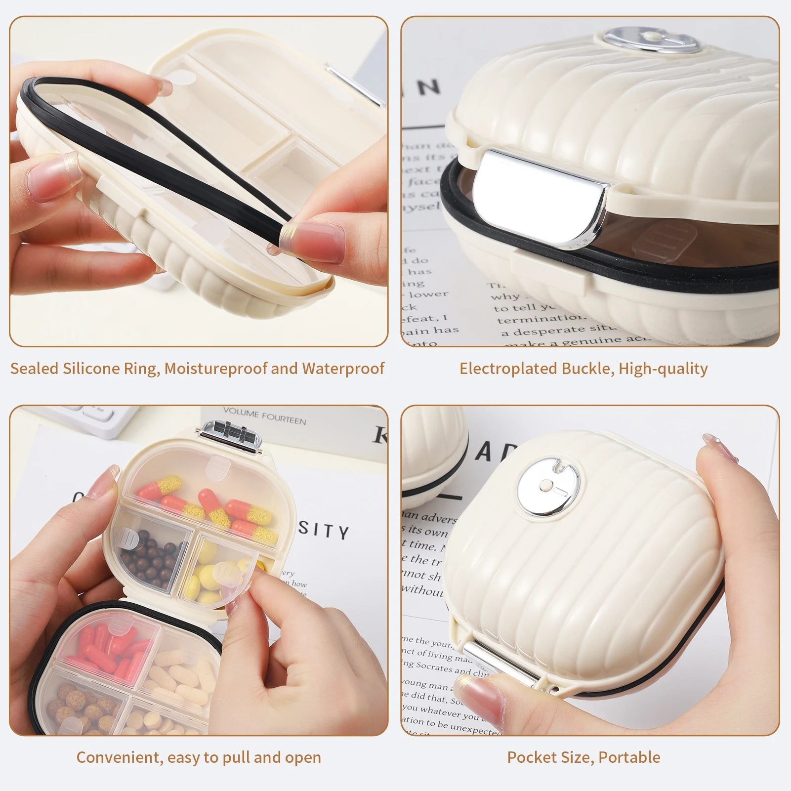 Travel Pill Organizer 2-Pack