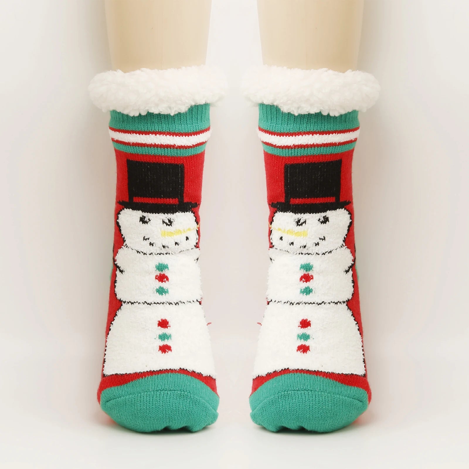 Women'S Christmas Socks Floor Socks Snow Boots Thickened Fleece Home Sleep Socks Carpet Sock Covers Winter Warm Socks Women