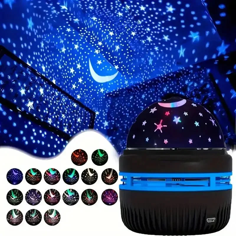 Ocean Wave Starry Night Projector