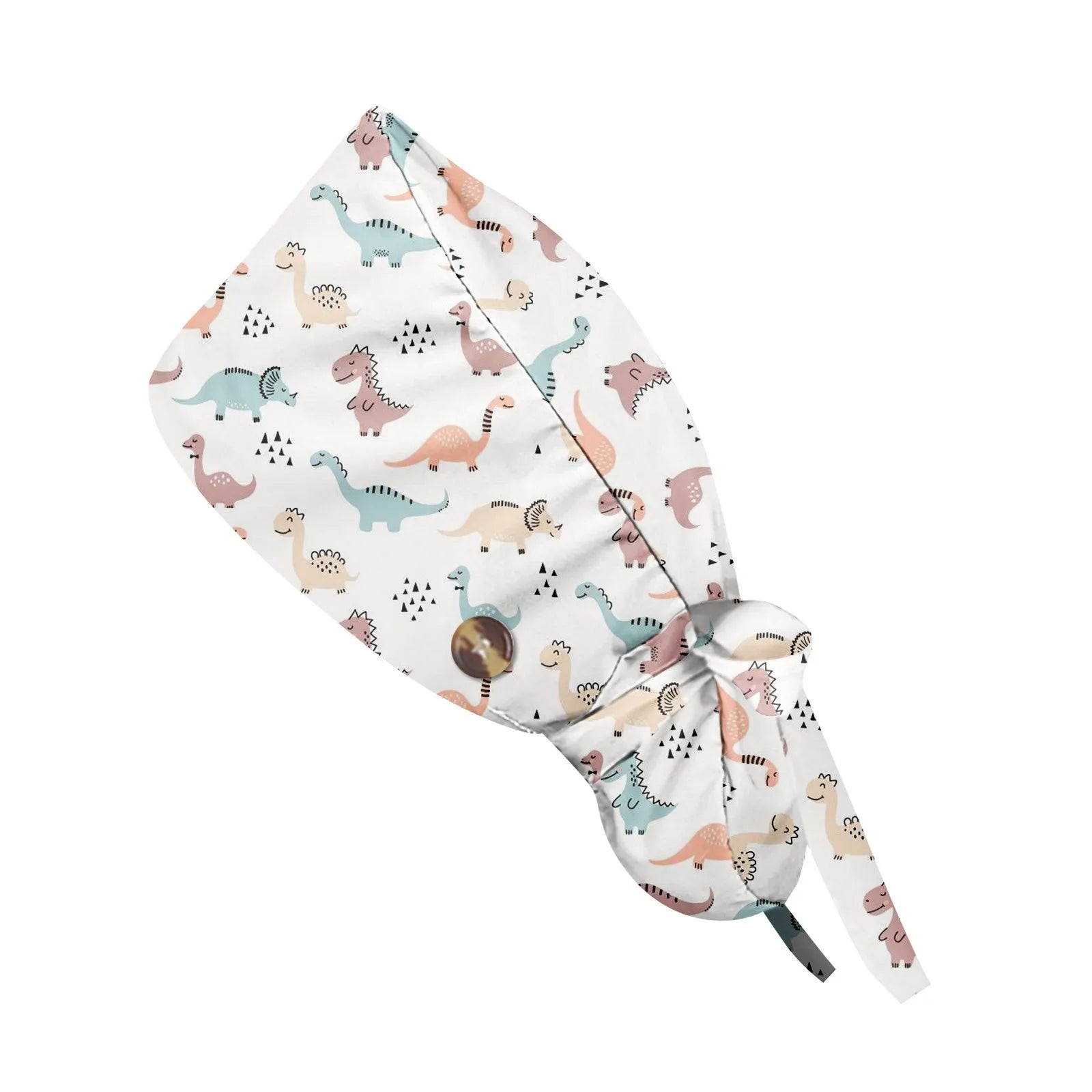 Fashion Cute Little Animals Printed Nurse Hat Casual Women'S Ponytail Hats  Baotou Hat Dustproof Hat Nursing Work Hats