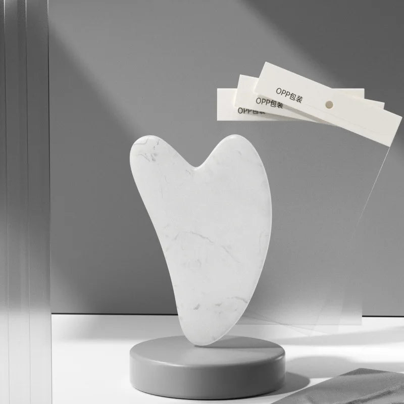 2PCS Resin Gua Sha & Face Roller Set – Anti-Aging Facial Massager