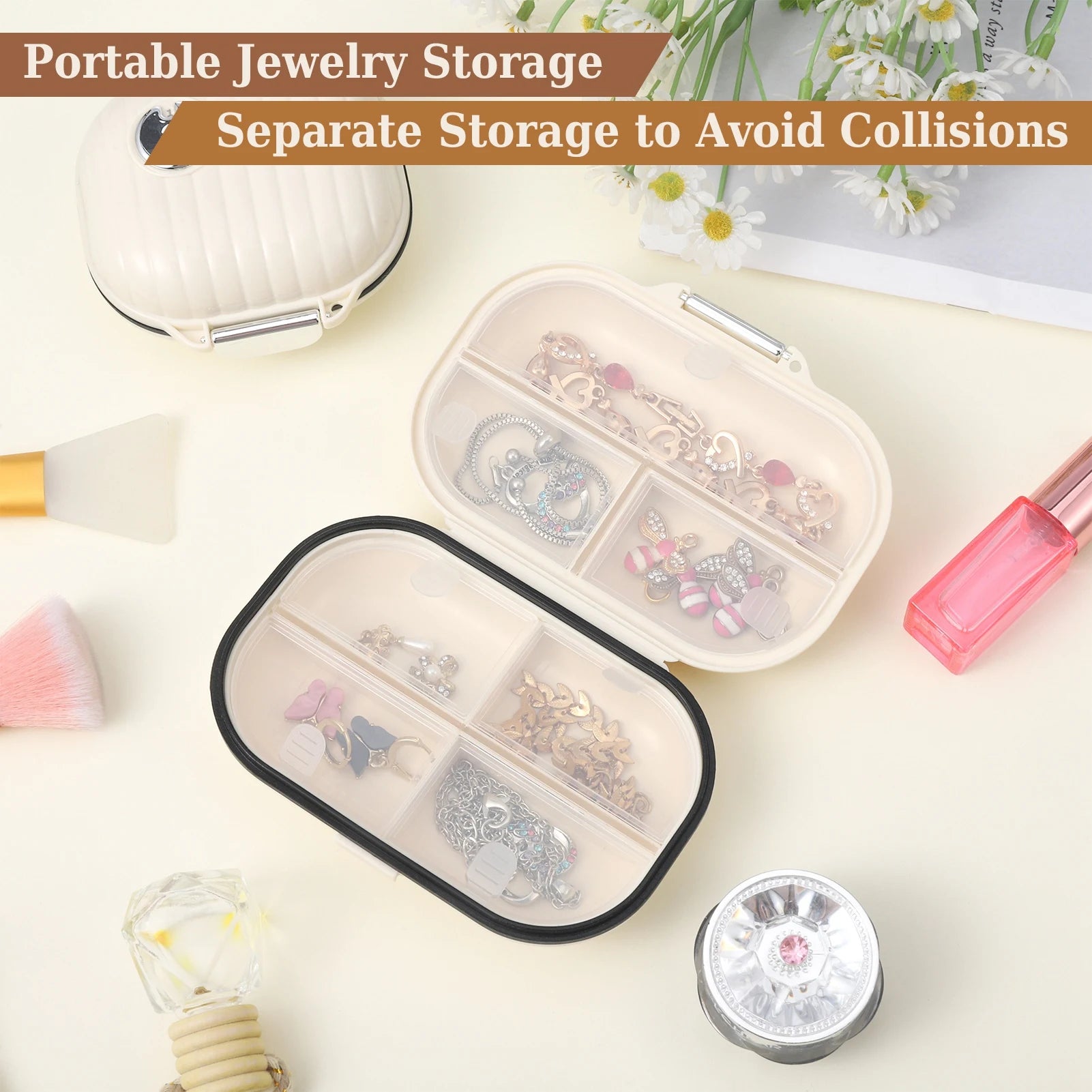 Travel Pill Organizer 2-Pack