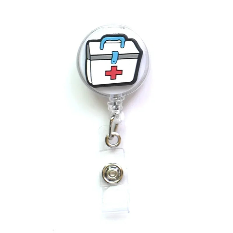 Silicone Retractable Nurse Badge Holder