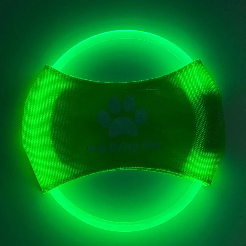 LED Dog Flying Disc Toy