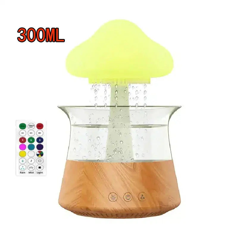 Cloud & Raindrop LED Aromatherapy Humidifier