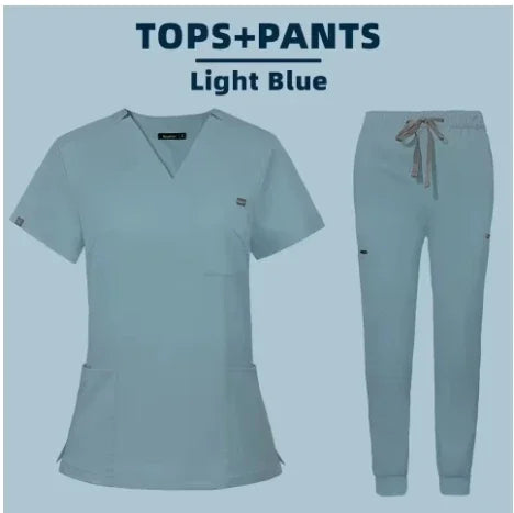 Medical Work Uniform Set for Doctors and Nurses