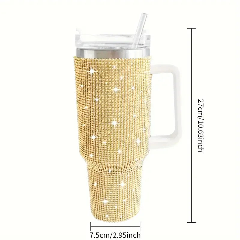 Sparkling Studded 40oz Insulated Tumbler