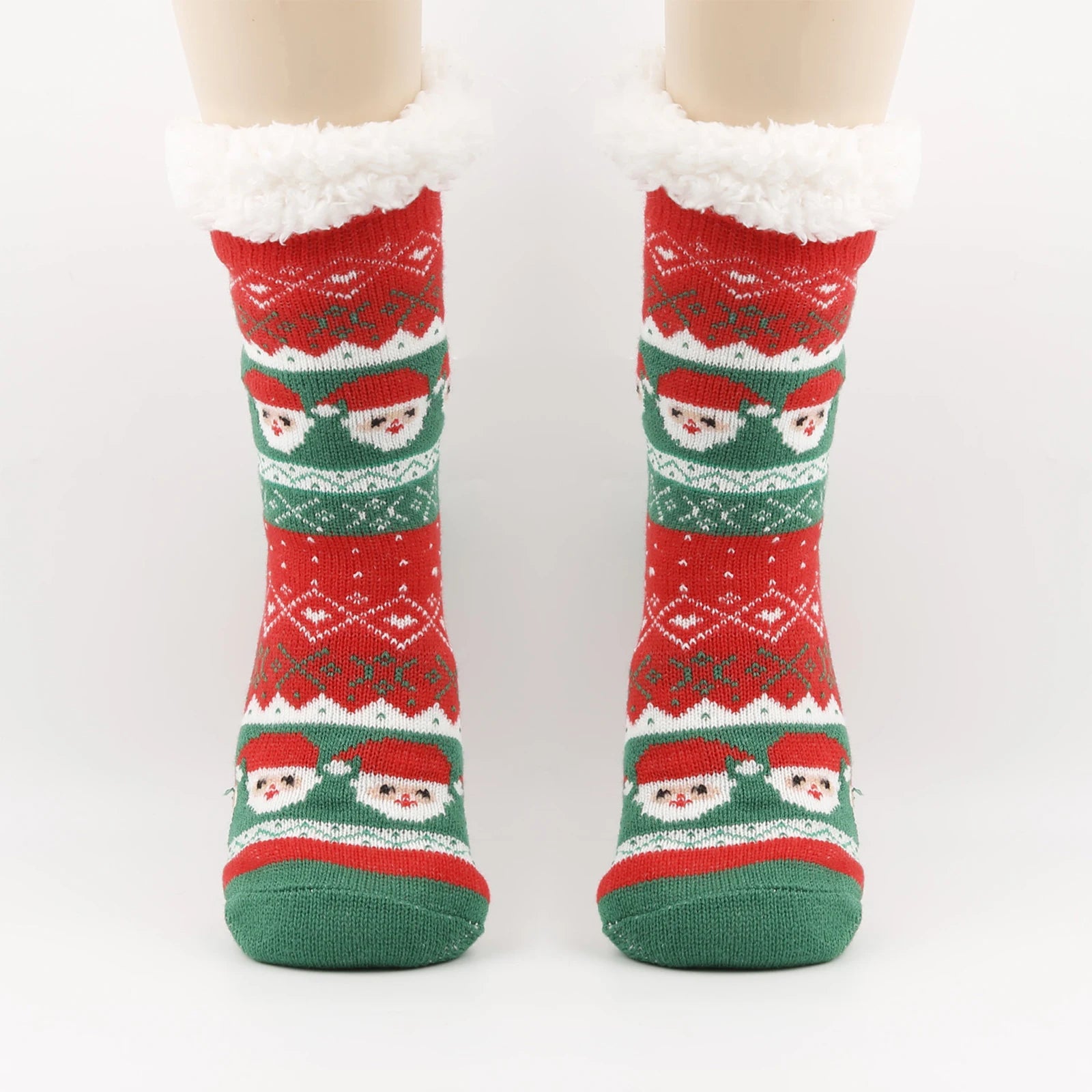 Women'S Christmas Socks Floor Socks Snow Boots Thickened Fleece Home Sleep Socks Carpet Sock Covers Winter Warm Socks Women