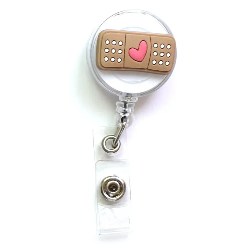 Silicone Retractable Nurse Badge Holder
