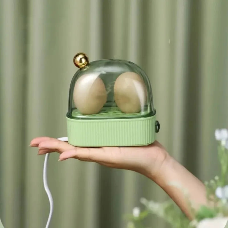 2-Egg Electric Egg Cooker with Auto Shut-Off