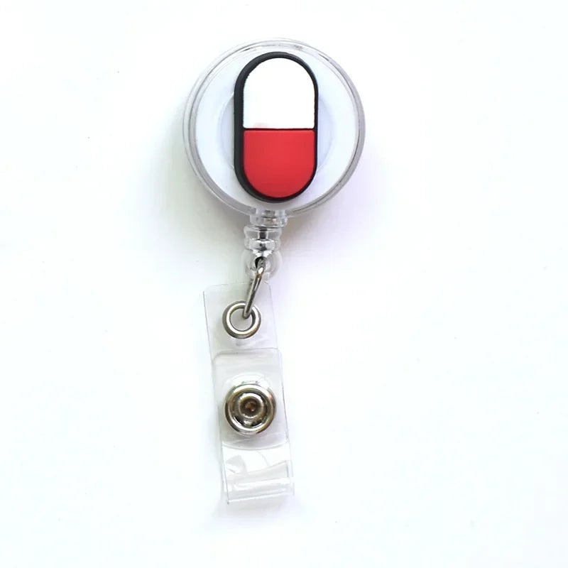Silicone Retractable Nurse Badge Holder