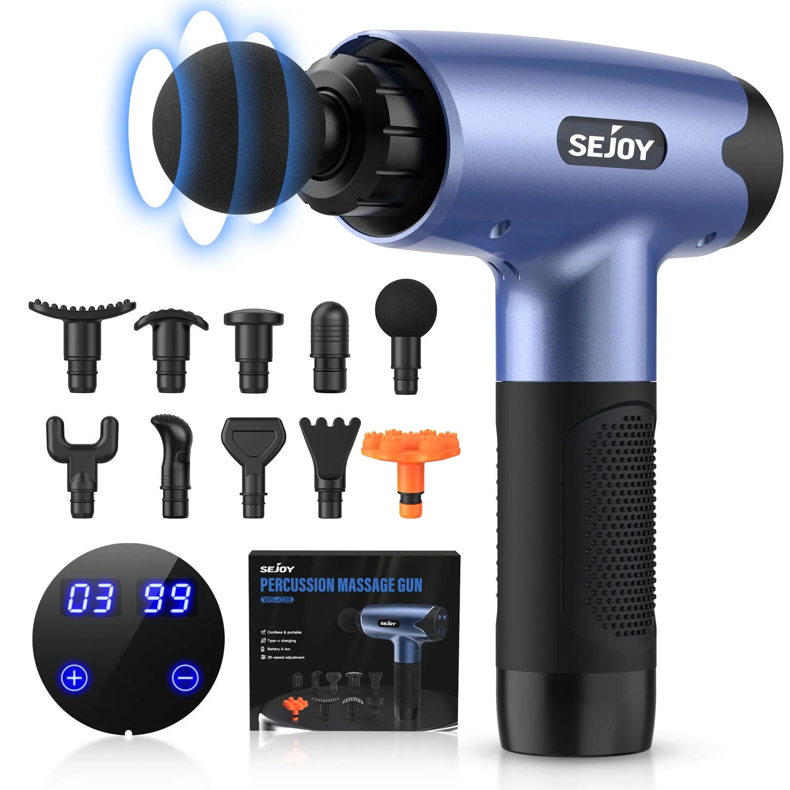 Sejoy 30-Speed Percussion Massage Gun
