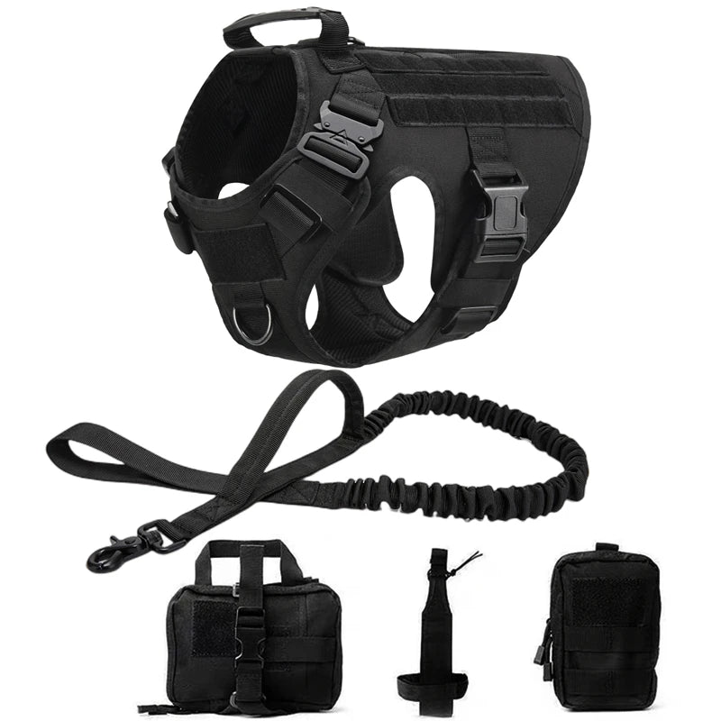 K9 Tactical Dog Harness Set