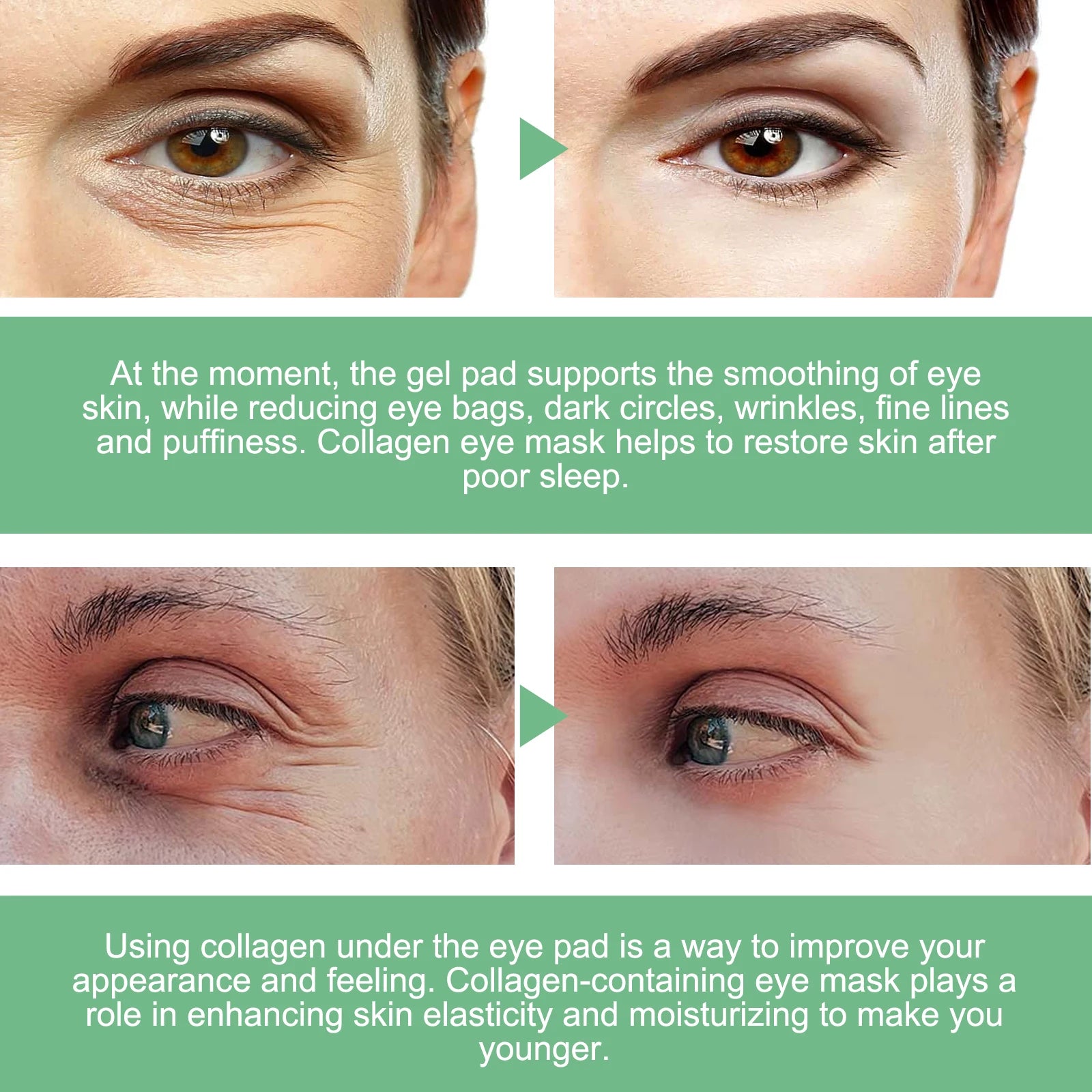 Aloe Vera Collagen Eye Masks