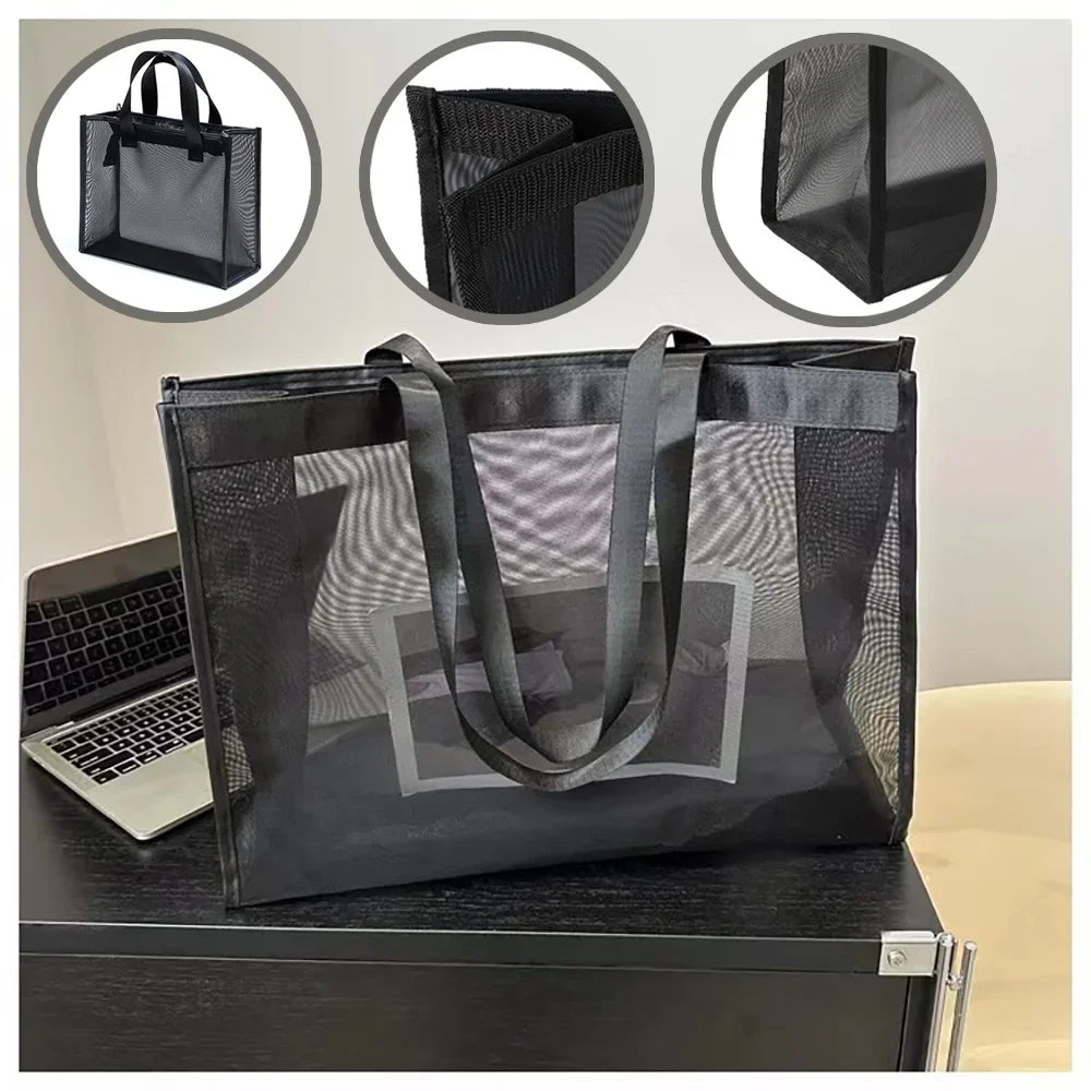 Transparent Organizer Tote Bag