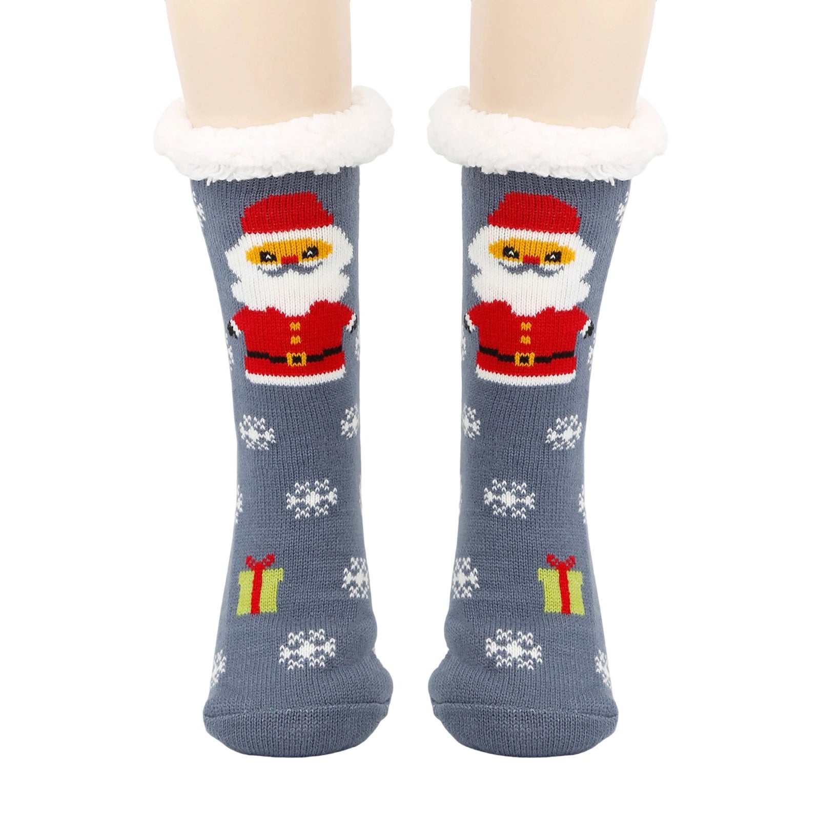Women'S Christmas Socks Floor Socks Snow Boots Thickened Fleece Home Sleep Socks Carpet Sock Covers Winter Warm Socks Women