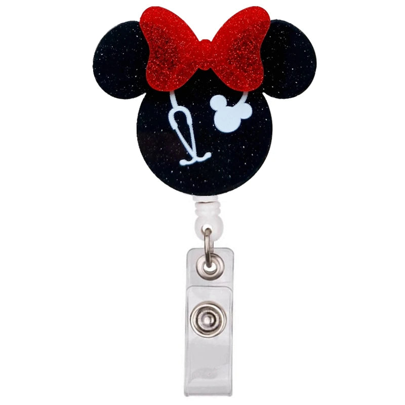 Cartoon PVC Nurse Badge Reel