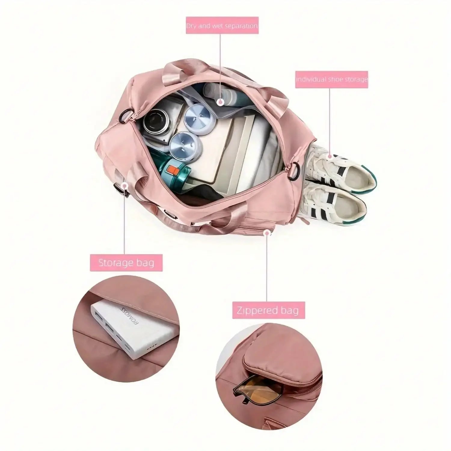 Travel Duffle Gym Bag