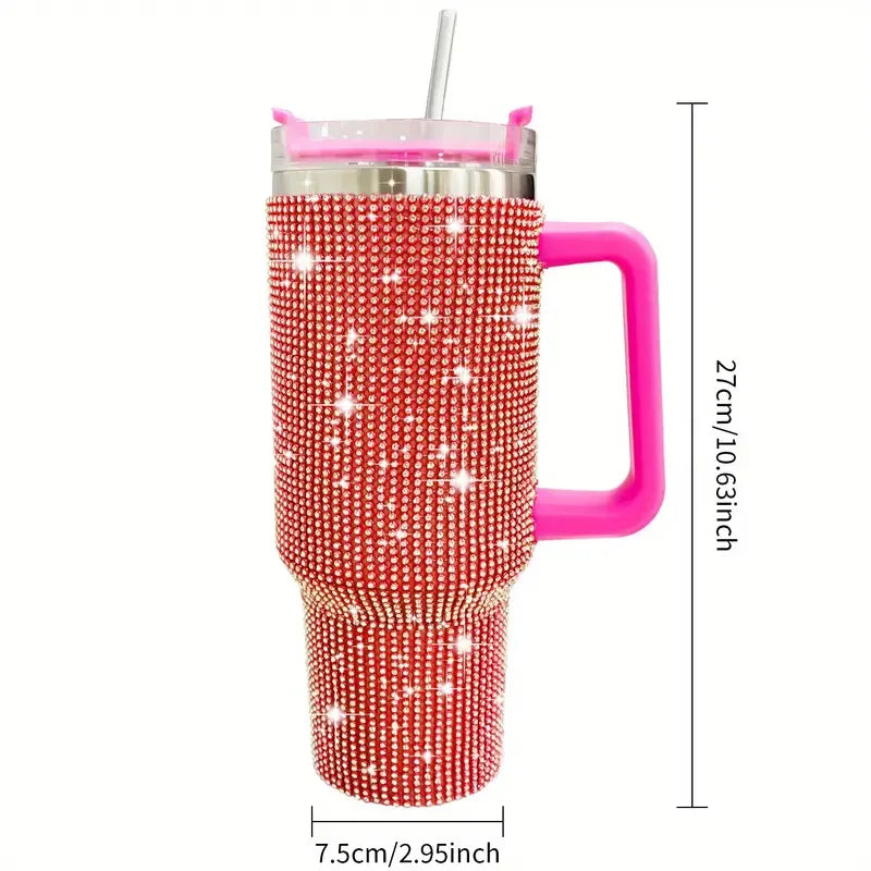 Sparkling Studded 40oz Insulated Tumbler