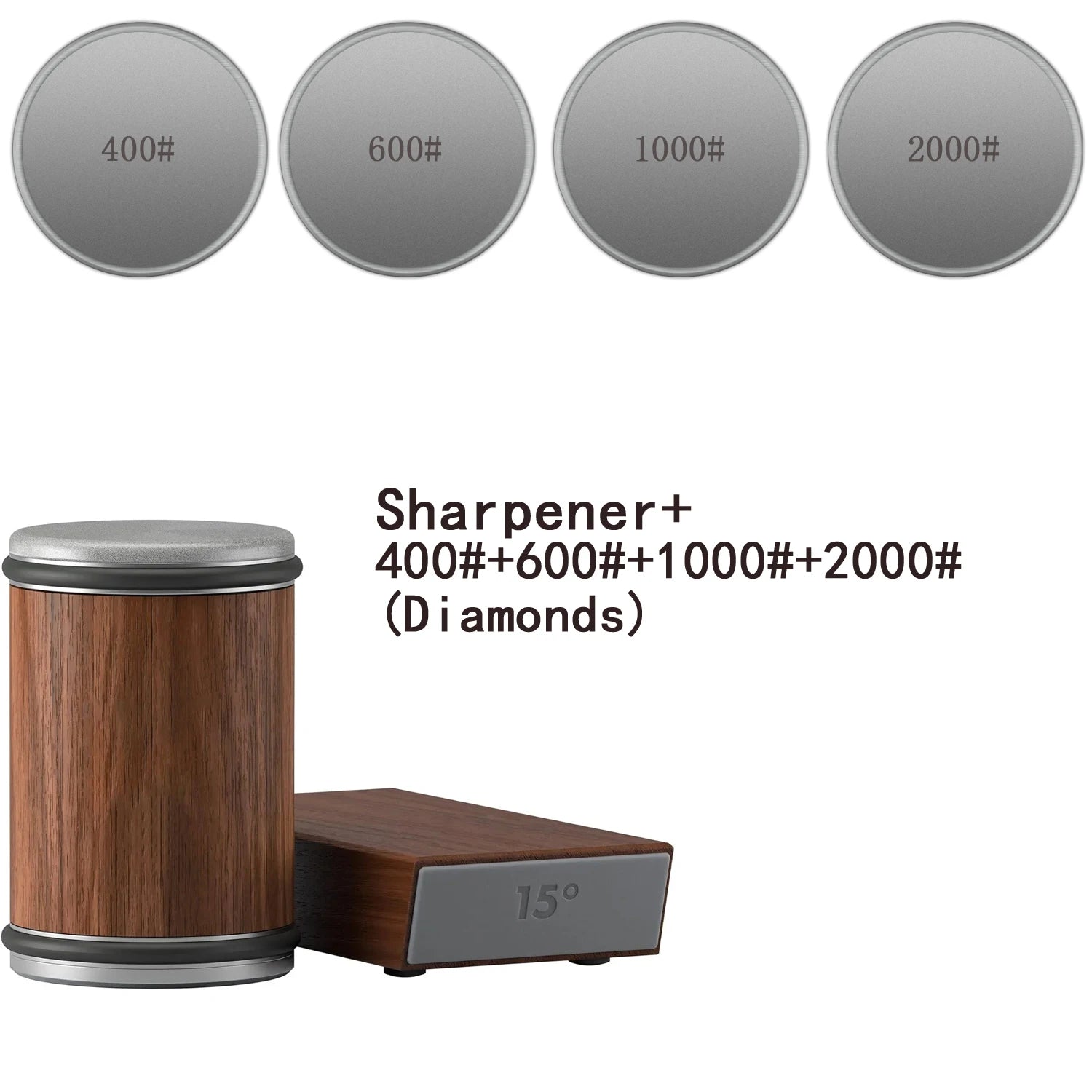 Rolling Knife Sharpener with Magnetic Holder