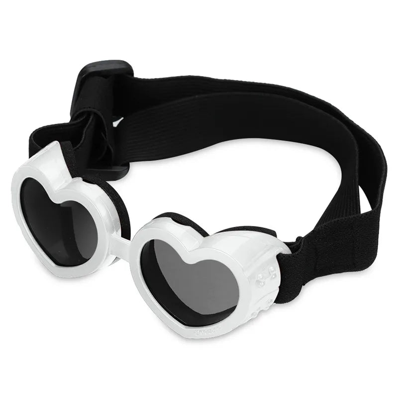 Heart-Shaped Dog Goggles | UV Protection