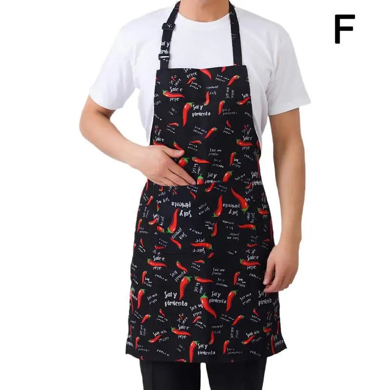 Chef Halterneck Apron with Pockets