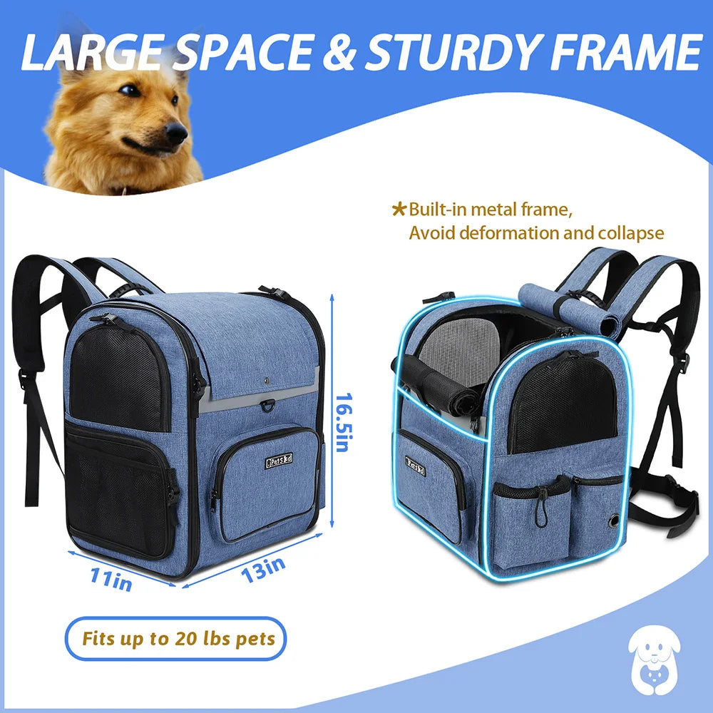 Pet Dog Carrier Backpack Travel Bag