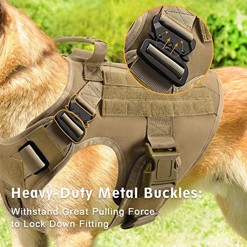 K9 Tactical Dog Harness Set