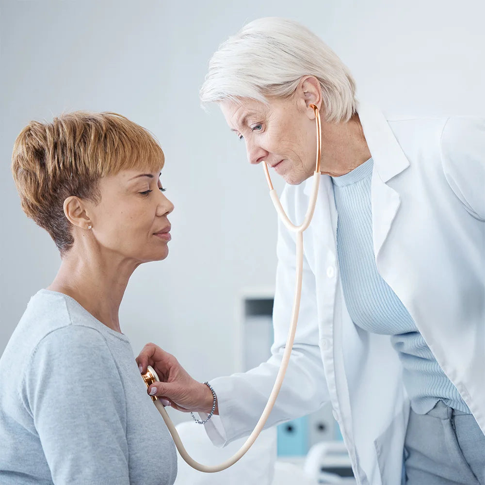 Double sided Medical Stethoscope Professional Heart Lung Cardiology Double Head Stethoscope Nurse Student Vet Medical Equipment