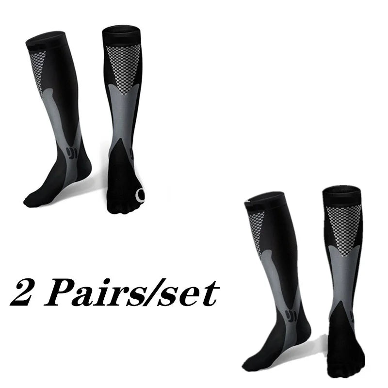 Compression Socks Knee High 2-4 Pairs