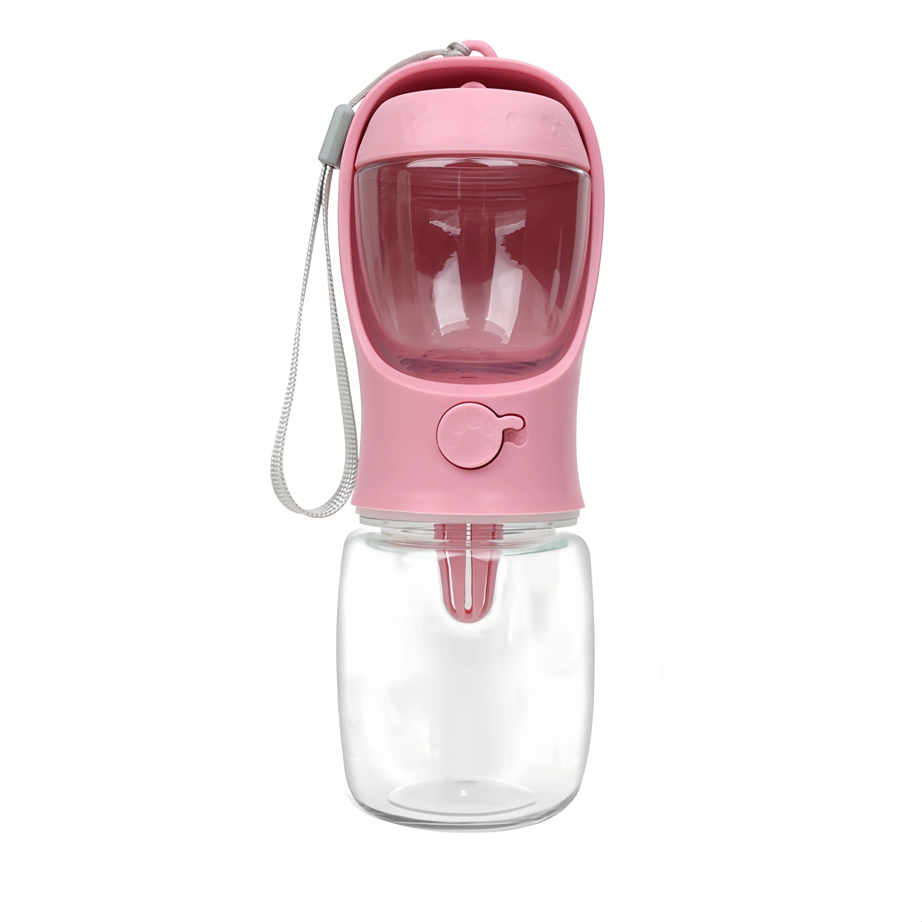 Portable Pet Water Bottle with Feeder**
