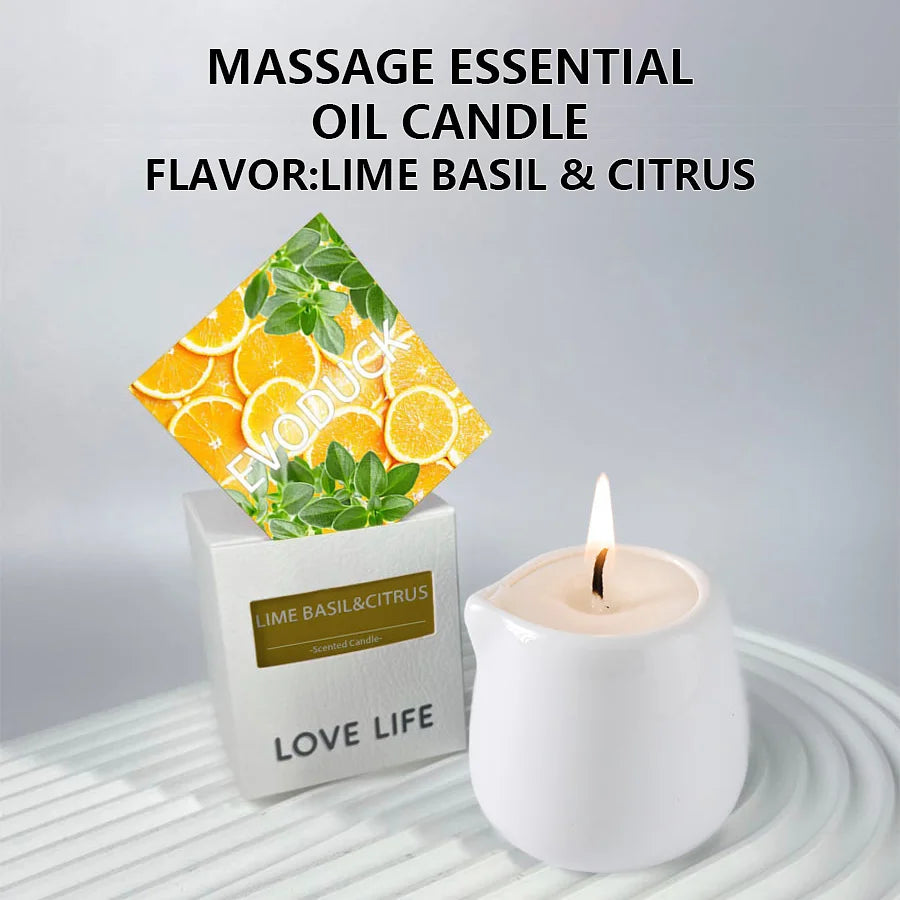 Fruity Scented Massage Candle