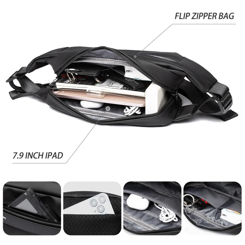 Waterproof Chest Crossbody Bag