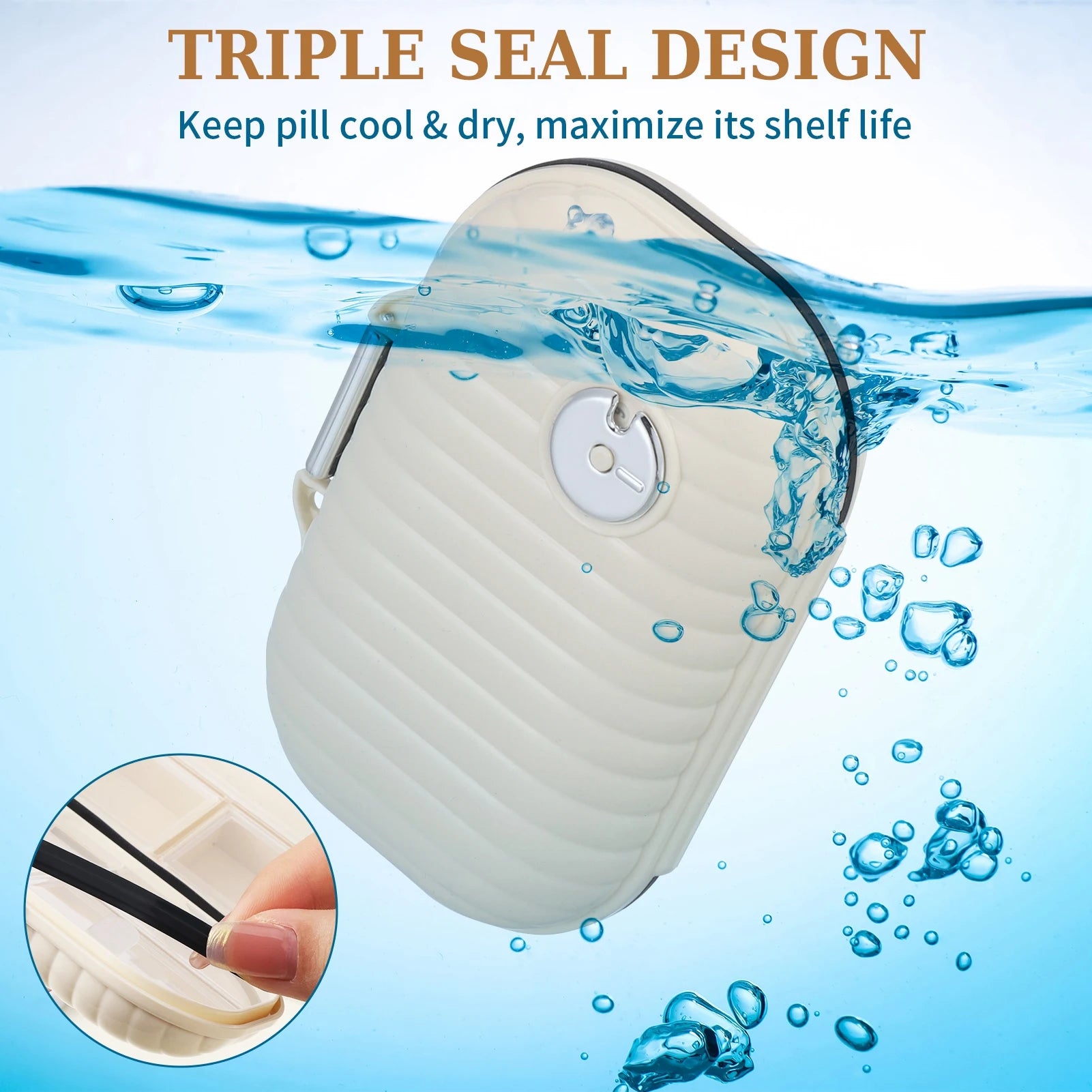 Travel Pill Organizer 2-Pack