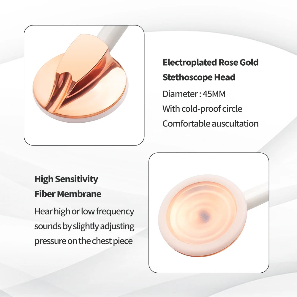 Professional Doctor Medical Stethoscope Heart Lung Cardiology Single Head Stethoscope Nurse Student Vet Medical Equipment Device