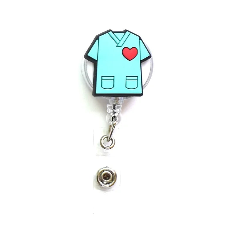 Silicone Retractable Nurse Badge Holder