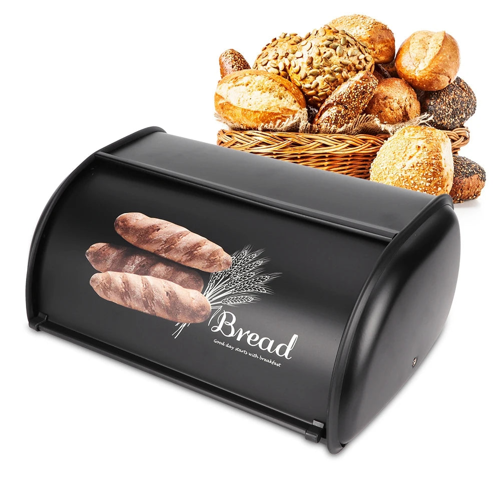 Large Capacity Stainless Steel Bread Bin