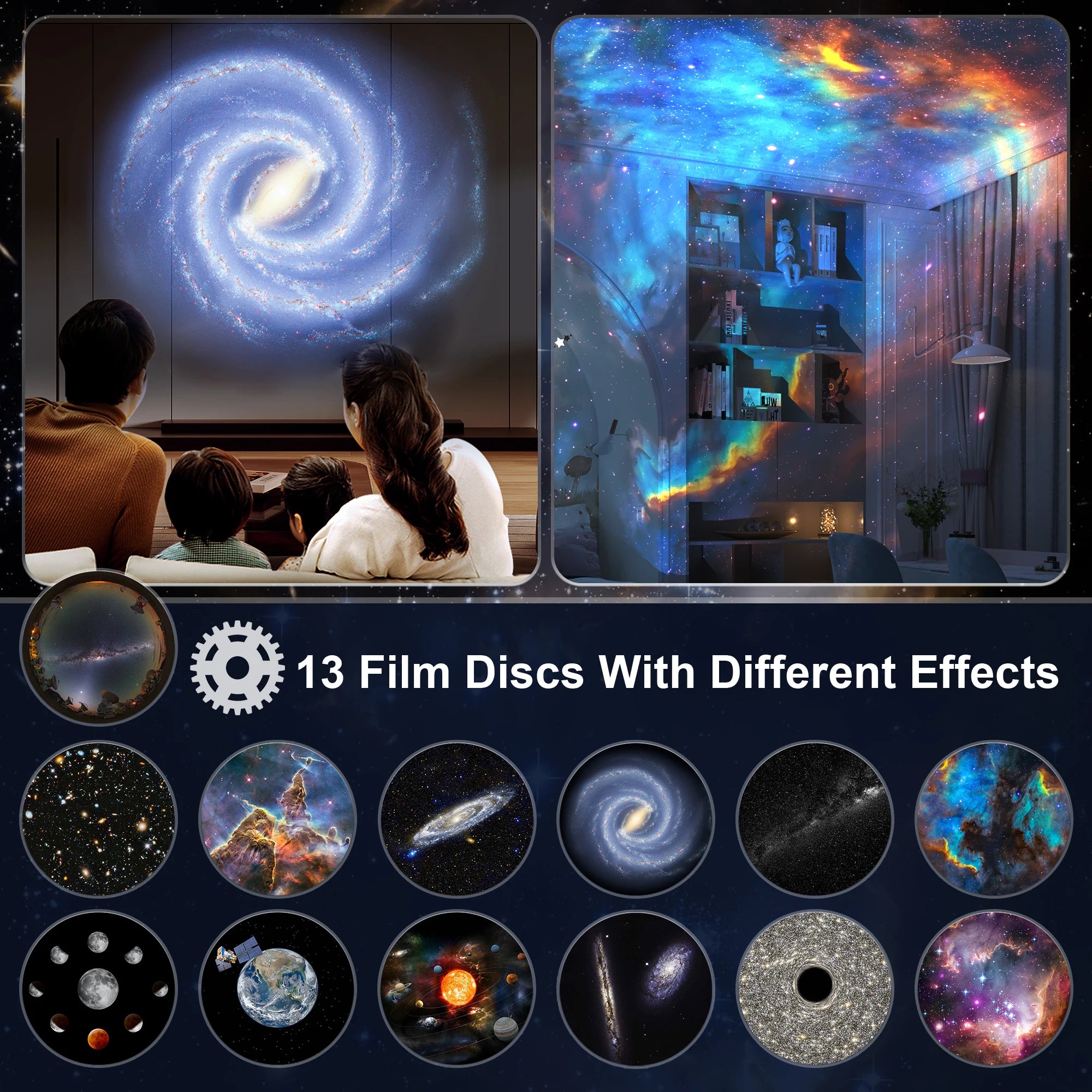 Galaxy Projector Night Light