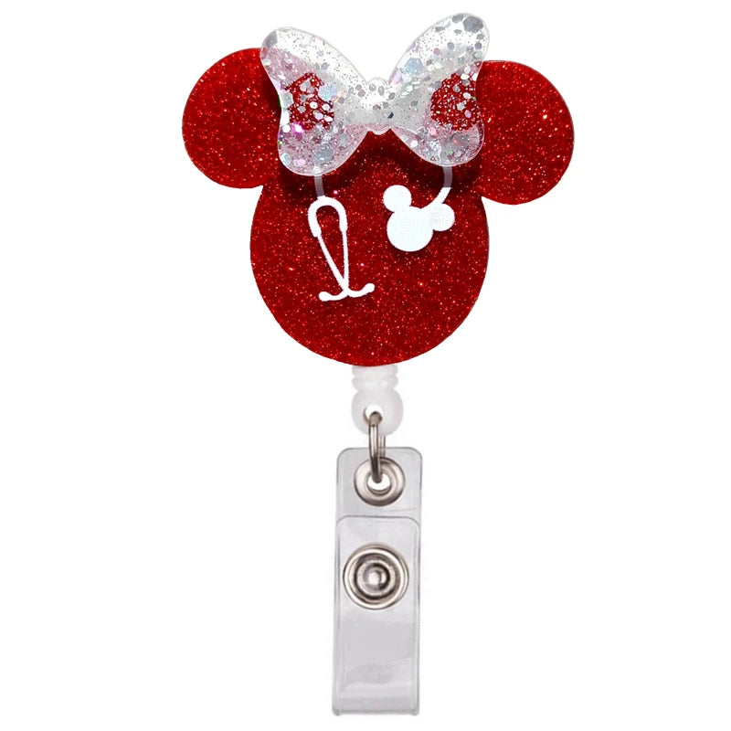Cartoon PVC Nurse Badge Reel