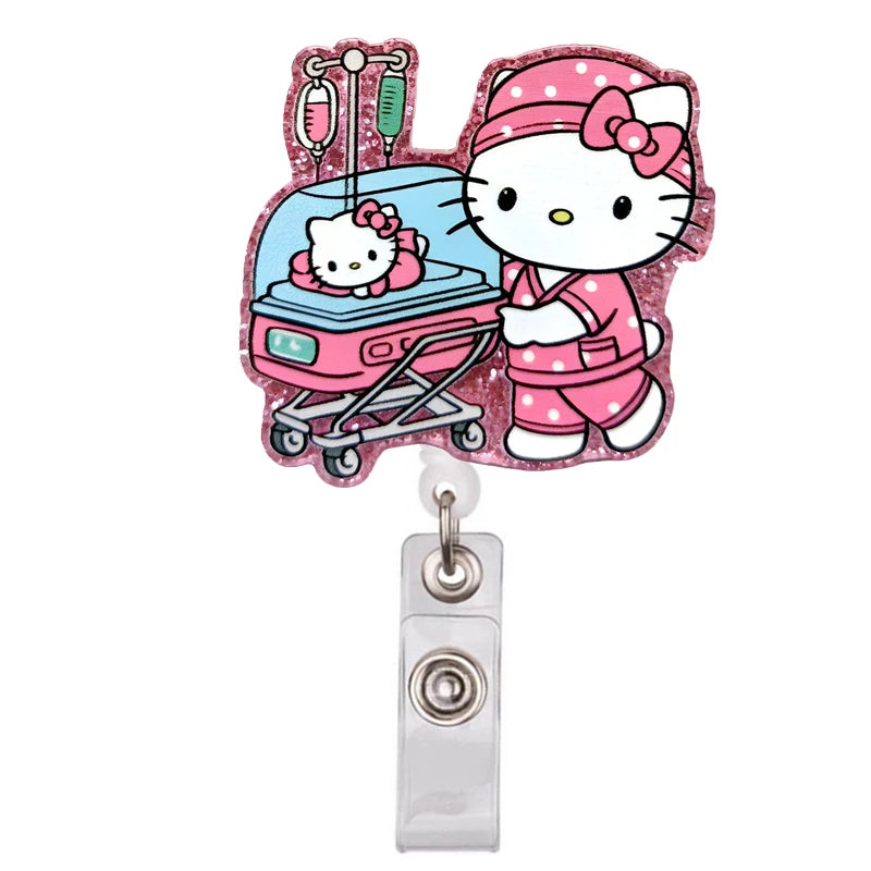MINISO Kitty Cats Badge Reels