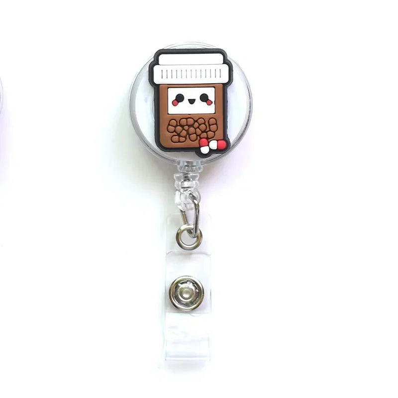 Silicone Retractable Nurse Badge Holder