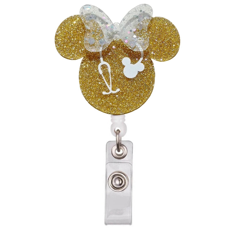 Cartoon PVC Nurse Badge Reel